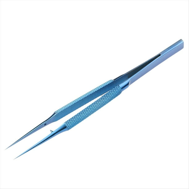 Pinzas para Reparación de Teléfonos Móviles, de Aleación de Titanio, 140 cm, Punta de 0,15 mm, Pinzas de Alambre para Microscopio, Rectas