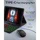 thumbnail image 4 of Funda con Teclado Retroiluminado Arcoíris de 7 Colores Negra para iPad de 9.7" con Soporte para Lápiz y Mouse, 4 of 9