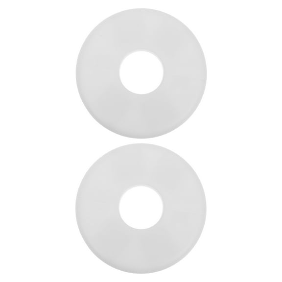 FRCOLOR  2 Pcs Round Wall Split Flange Water Pipe Decorative Board Cover Radiator for White