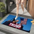 2 Pack Carpet,God American Flag Election Shooting 2024 House Floor Mat 60x40cm Premium Floor Mat