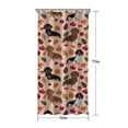thumbnail image 5 of Fall Dachshund and Pumpkin Shower Curtain 36"x72" ,Bathroom Decorative Shower Curtains Set with 12 Hooks,Modern Waterproof Washable Shower Curtain, 5 of 6