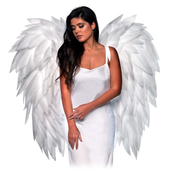 Disfraz Angel Wings UNDERWRAPS Deluxe Foam White
