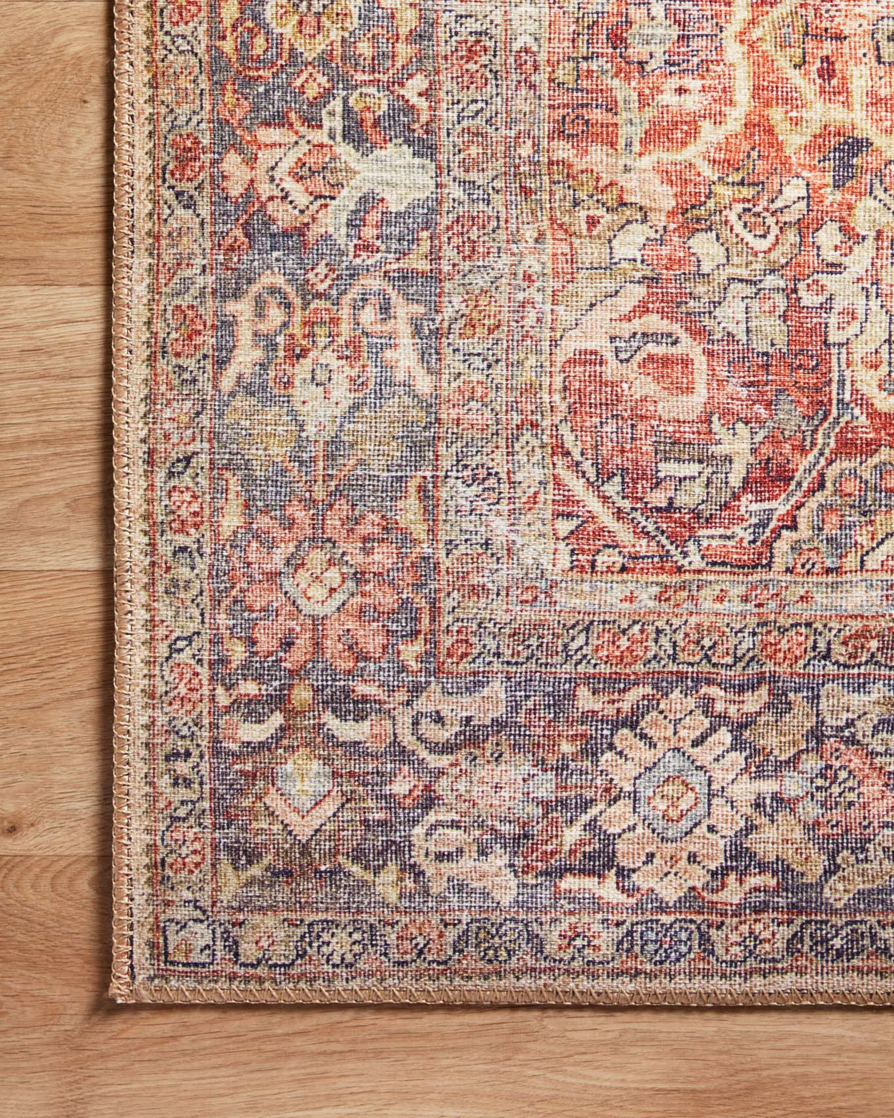 Echo Loom Anabella Spice / Marine 5'-0" x 7'-6" Area Rug
