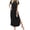 B1-Black, variant on Women's Summer Maxi Dress Loose Short Sleeve T-Shirt Long Dress Casual Side Split Sundress with Pockets, S-2XL