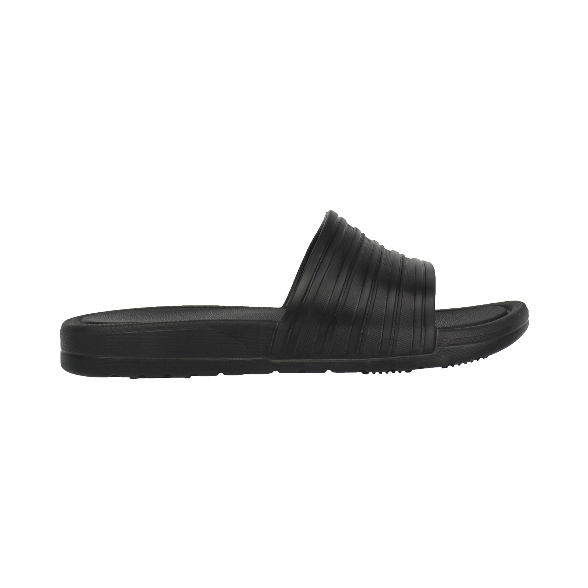 black 2 inch sandals