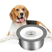 Qweryboo Dog Water Bowl, 70 OZ/2 L No Spill Large Water Bowl for Dog, Stainless Steels Water Feeder, No Slip Pet Water Dispenser for Adult Dog, Cat