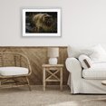 thumbnail image 2 of Stupell Industries Crossing Paths Grizzly Bear Gray Framed Print Under Glass design by Collin Bogle, 17 x 23, 2 of 10