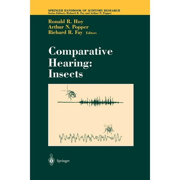 Springer Handbook of Auditory Research Comparative Hearing: Insects, Book 10, (Paperback)