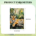 thumbnail image 6 of ONETECH Tiger Jungle Art Golf Towel Christmas 24x16in 1PC, 6 of 7