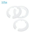 thumbnail image 3 of Uxcell 3.54"/90mm Flange Water Pipe Cover Decoration PP Plastic Escutcheon Collar Drain Line Cover, White 3Pcs, 3 of 6