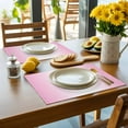 thumbnail image 4 of Placemat Ombre White Pink Placemats for Dining Table Gradient Color Washable Table Mats for Party Kitchen Dining Decoration, 4 of 7
