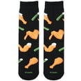 thumbnail image 4 of Cool Socks Novelty Crew Socks Men's Women's, Buffalo Wings, Graphic Print, Large, 4 of 5