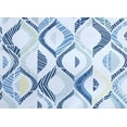 thumbnail image 2 of No. 918 Barker Geometric Print Microfiber 3-piece Kitchen Curtain Valance and Tiers Set, 2 of 2