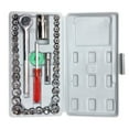thumbnail image 3 of Llave de tubo, 40 piezas Llave de tubo para mantenimiento de automóviles Llave de tubo para mantenimiento de automóviles Kit de llave de tubo Ultra sensible, 3 of 9