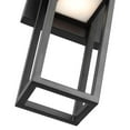 thumbnail image 4 of Nuvo Lighting Supreme 10W LED Small Wall Lantern Matte Black Finish, 4 of 7