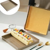 11 Inch Square Baking Pan | Carbon Steel Non-Stick Cake Pan | Deepened Design for Cakes, Brownies & Bars | Easy Demold & Clean | 11x11x1.57 Inches