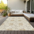 thumbnail image 6 of Addison Rugs Chantille Indoor/Outdoor Transitional Geometric Ivory Washable Rectangle Rug, 8' x 10', 6 of 6