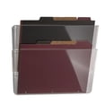 thumbnail image 5 of Officemate Letter-Size Wall Files, 2-Pack, Clear Wall-Mountable Plastic Document Organizer for Folders, Forms and Mail, 13 x 4.12 x 10.62-Inches, 5 of 6