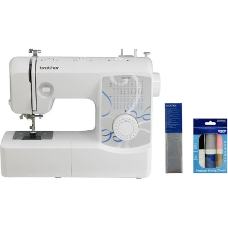 Brother XM3700 37-Stitch Free Arm Sewing Machine and SASEW6 6-Piece Premium Sewing Thread Pack, SA520 Water Soluble Stabilizer