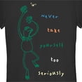 thumbnail image 2 of Junior's The Muppets Kermit Serious Dance Graphic Tee Black Small, 2 of 3
