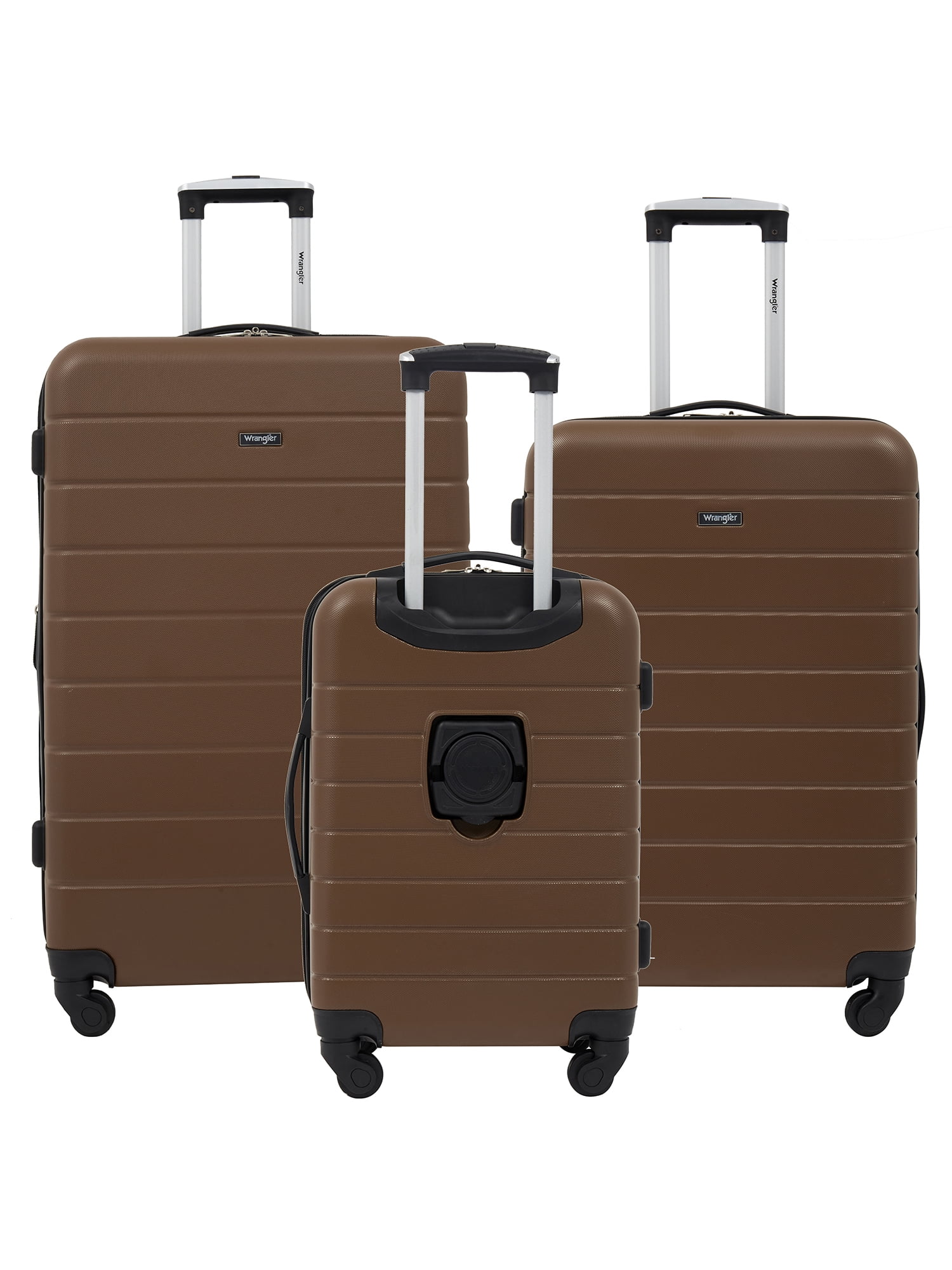 wrangler 3 piece luggage set