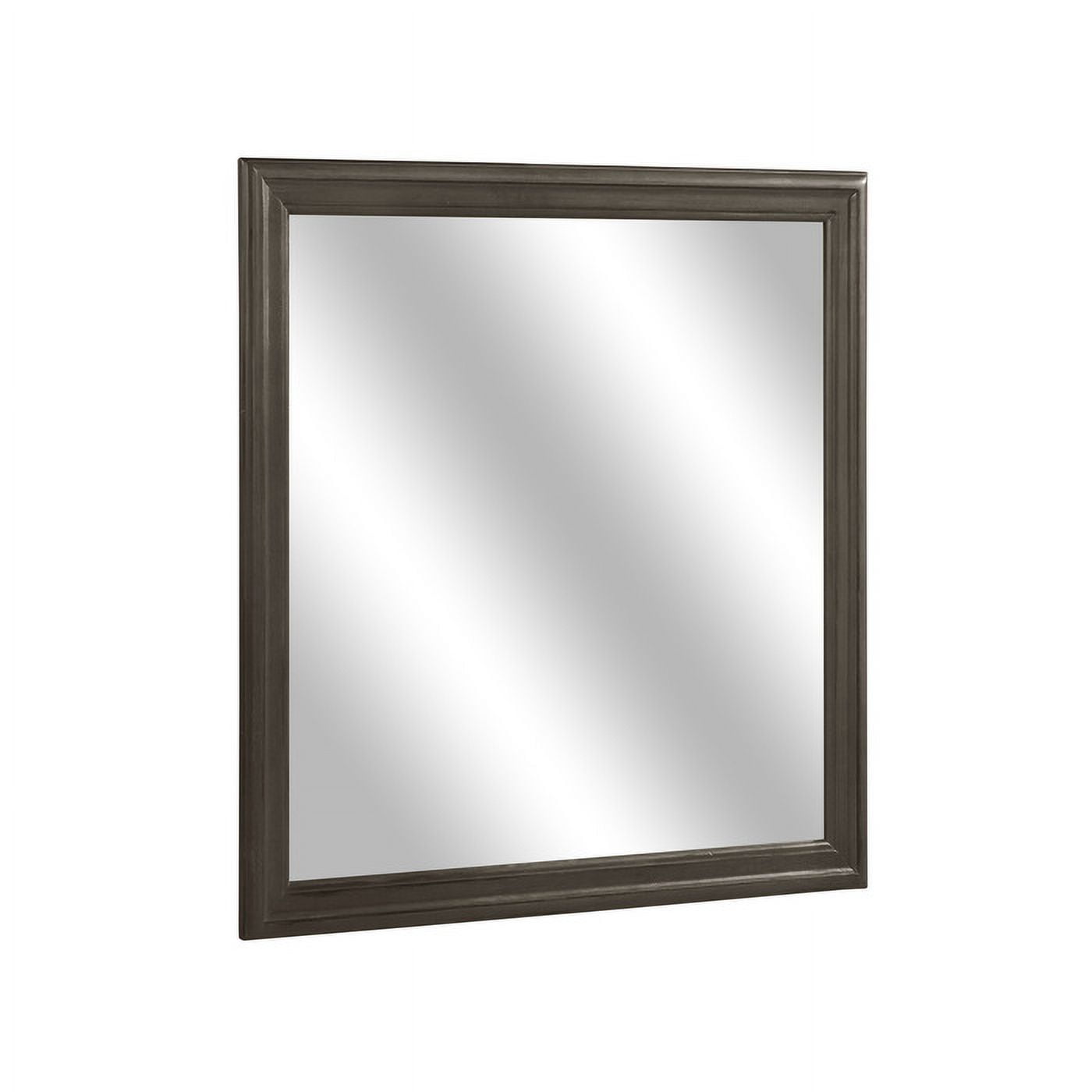Homelegance 2147SG-6 Mayville Collection Mirror, Stained Grey - 38.25 x 0.75 x 38.25 in.