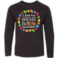 thumbnail image 3 of Inktastic I Love my Brother Autism Awareness Long Sleeve Youth T-Shirt, 3 of 5