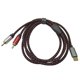 thumbnail image 1 of Cable de audio USB tipo C a 2 RCA macho para amplificador de altavoz de tableta Xiaomi Huawei, 1 of 8