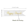 thumbnail image 5 of Inkdotpot Pack Of 100 Happy Diwali Favor Paper Tags Craft Real Gold Foil Hang Tags, 5 of 6
