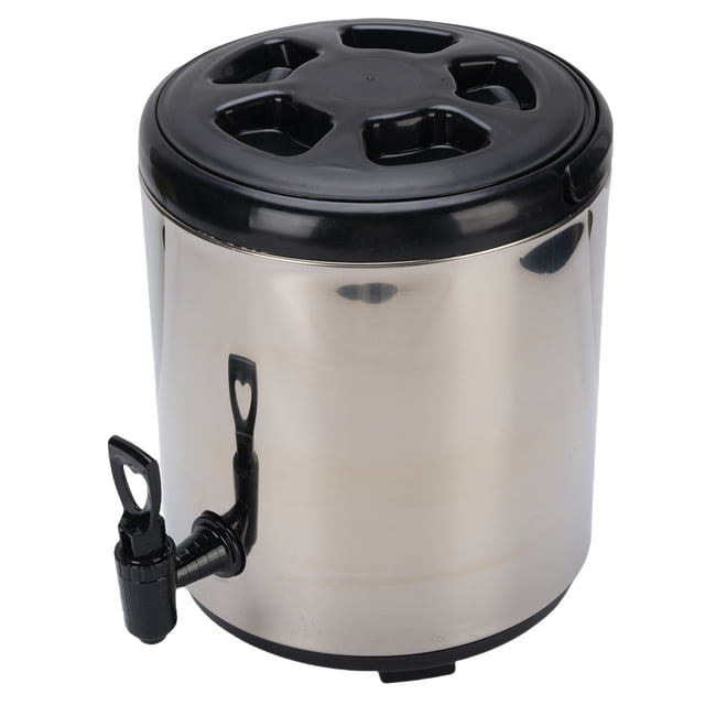 Dispensador de Bebidas aisladas, dispensador de bebidas de acero inoxidable 6l dispensador de bebidas frías y calientes para té de Café Con Leche, Dispensador de Bebidas