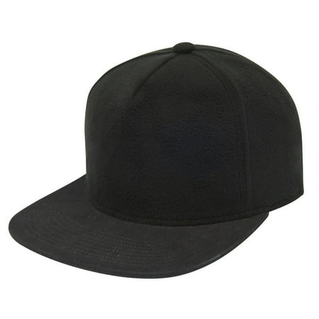 Gents Carbon - Gents NEW Black Purple Men's One Size Snap Back Polar Fleece Cap