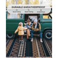 thumbnail image 3 of Outdoor Rug Carpet x ft Colorful Patio RugsBoho Reversible RV Camping Rug Mat for Camper Balcony Backyard Picnic Deck Rug Portable Colorful, 3 of 6