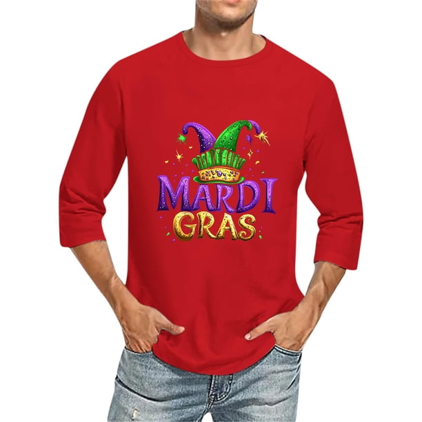 Camisas de Manga Larga para Hombres Imprimir Casual Cuello Redondo Blusa de Manga Corta, Camisas de Lino para Hombres