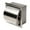 Brushed Stainless Steel, variant on ALFI brand ABTPC77-W White Matte Stainless Steel Recessed Toilet Paper Holder with Cover