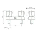 thumbnail image 3 of RV / Mobile Home Shower Faucet with Top Threaded Diverter - Chrome, 3 of 4