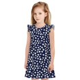 thumbnail image 1 of Fotbe Daisies Flowers Vestido de Dormir para Niñas de 3 a 10 Años, Mangas Cortas, Estilo Princesa, Pijama Camisón con Mangas Voladas-X-Large, 1 of 6