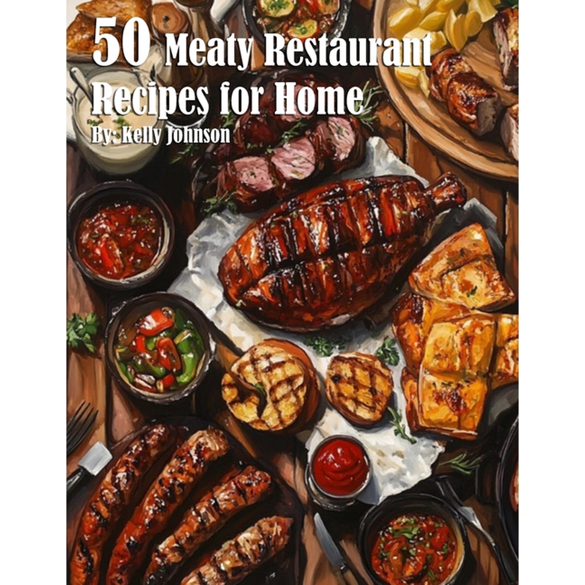 50 Meaty Restaurant Recipes for Home (Paperback)