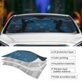 thumbnail image 5 of XMXY Car Sun Shade Windshield, Jazz Music Musician Automotive Front Window Sun Visor for Cars SUV Trucks, Small Size, 5 of 8