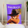 thumbnail image 3 of Puss in Boots Throw Blanket Gifts for Fans Lover Girls Boys Women Present Hoodie Him Bed 60"x80", 3 of 5
