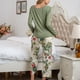 thumbnail image 3 of Conjunto De Pijama Para Mujer, Elegante Cuello Redondo, Conjunto De Ropa De Salón De Manga Larga Para Mujer, Lavable A Máquina, único Para El Hogar ANGGREK Otros, 3 of 6