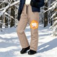thumbnail image 7 of Aofany Women's Quilted Insulated Ski Pants Fleece Lined Winter Trousers with Pockets Thermal Loose Fit Bottoms for Outdoor Sports, 7 of 7