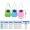 thumbnail image 3 of Pet Backpackspet Backpack Adjustable Straps Pet Front Mesh Backpack Pet Shoulder Bag Breathable Hamster Bagbluem, 3 of 5