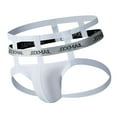 thumbnail image 4 of JOCKMAIL 2PCS/Pack Mens Breathable Jockstrap Mens Thong Jock Strap Male Underwear Low Rise Seamless Thongs, 4 of 7