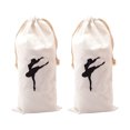 thumbnail image 1 of 2 bolsas para zapatillas de punta, bolsa con cordón para guardar zapatos de ballet., 1 of 6