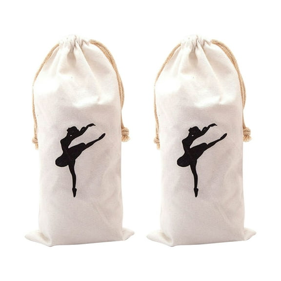EXHUMKY Ballet Shoe Bag with Drawstring Closure for Easy Storage and Travel