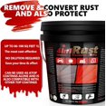 thumbnail image 2 of 4-in-1 Rust Converter & Metal Primer, 141 Fl OZ Red Rust Inhibitor  for Metal, Remove & Convert Rust And Also Protect, Industrial Grade Water Based Rust Reformer, Heat Resistance &, 2 of 6