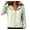 Khaki, variant on CBASIHI Cotton Linen Lightweight Jackets for Women- Fall Hooded Long Sleeve Loose Fit Casual Athleisure Zip Up Jacket Light Grey Size M