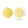 thumbnail image 2 of Unique Bargains 5 Pcs Gourd Shape Face Makeup Sponge for Travel Light Yellow, 2 of 5
