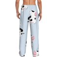 thumbnail image 3 of Daiia Cute Farm Cow Men's Sleep Pant with Pockets and Drawstring,Pajama Pants-X-Large, 3 of 9