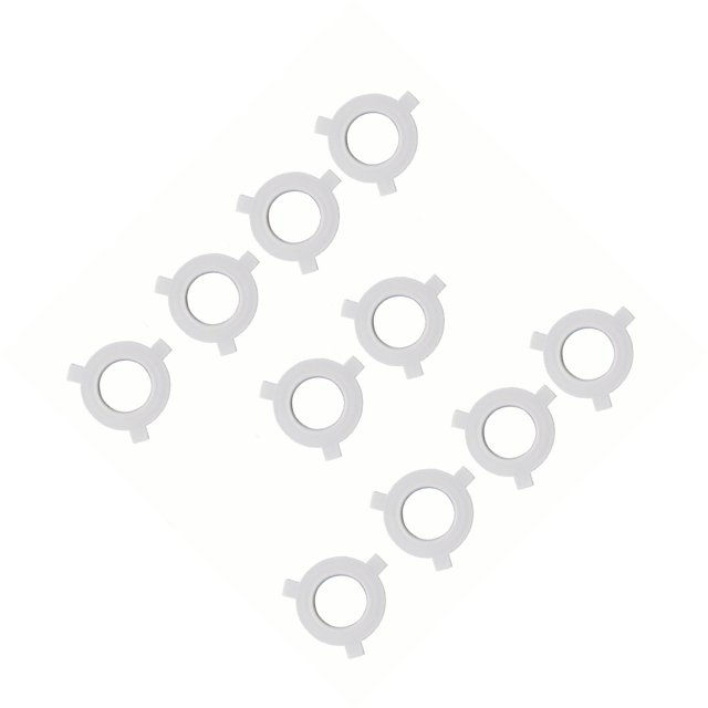 Guardoinrt 10 Pcs Anneaux Réducteurs d'Abat-jour Accessoires de Lampe à E27 Rondelle Robuste 11mm E27 à E14